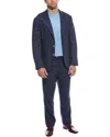 Brunello Cucinelli 2pc Pleated-front Wool & Cashmere-blend Suit In Blue