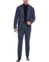 Brunello Cucinelli Men's Silk-wool-cashmere Modern-fit Suit In Blue