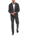 Brunello Cucinelli 2pc Wool & Silk-blend Suit With Flat Front Pant In Black