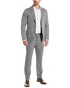 Brunello Cucinelli Patch-pocket Cotton Suit In Gray