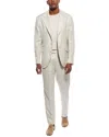 Brunello Cucinelli Single-breasted Suit In Neutral