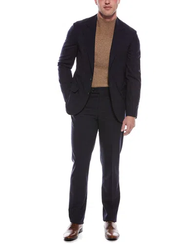 Brunello Cucinelli 2pc Wool Suit In Animal Print
