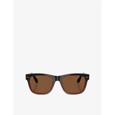 Brunello Cucinelli Womens Black Bc4003sm Pillow-frame Acetate Sunglasses