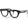 Brunello Cucinelli 48mm Square Optical Glasses In Black