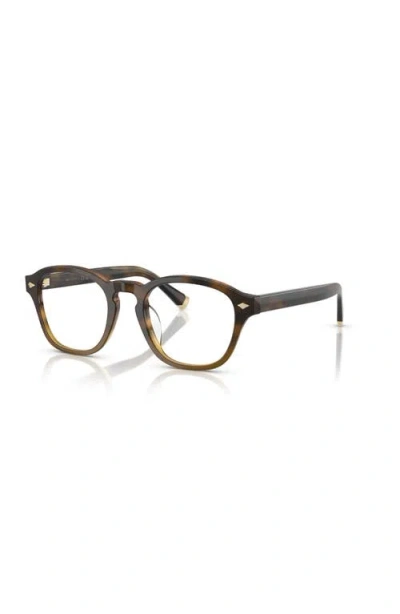 Brunello Cucinelli 50mm Square Optical Glasses In Black