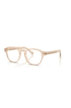 Brunello Cucinelli 50mm Square Optical Glasses In Brown
