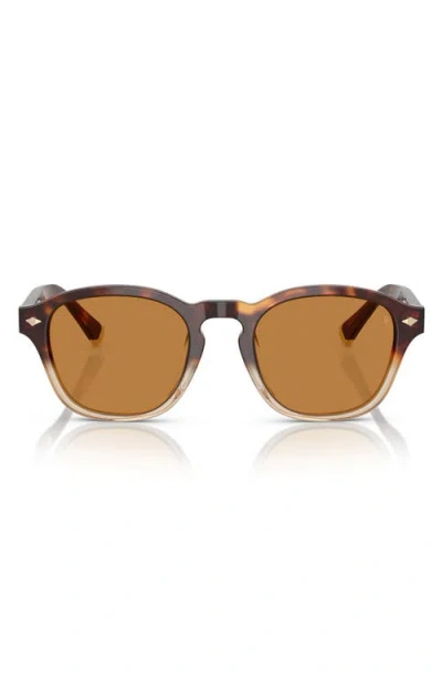 Brunello Cucinelli 50mm Square Sunglasses In Brown