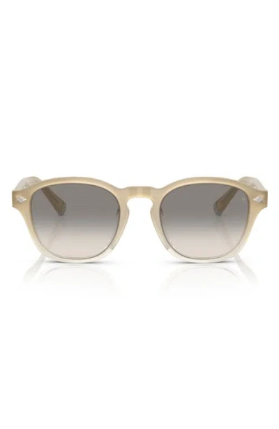 Brunello Cucinelli 50mm Square Sunglasses In Gray