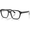 Brunello Cucinelli 53mm Rectangle Optical Glasses In Black