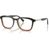 Brunello Cucinelli 53mm Rectangle Optical Glasses In Multi
