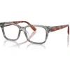 Brunello Cucinelli 53mm Rectangle Optical Glasses In Gray