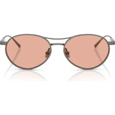 Brunello Cucinelli 54mm Oval Sunglasses In Pink