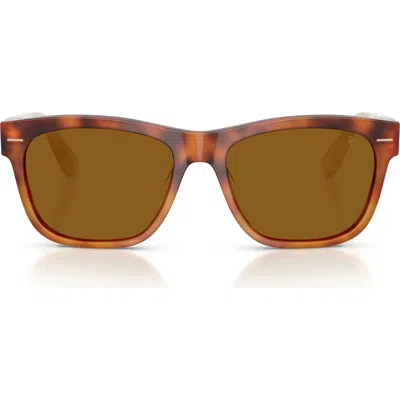 Brunello Cucinelli 55mm Pillow Sunglasses In Metallic