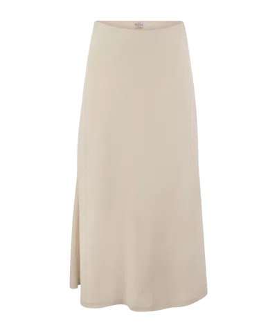 BRUNELLO CUCINELLI BRUNELLO CUCINELLI FLARED A-LINE MAXI SKIRT