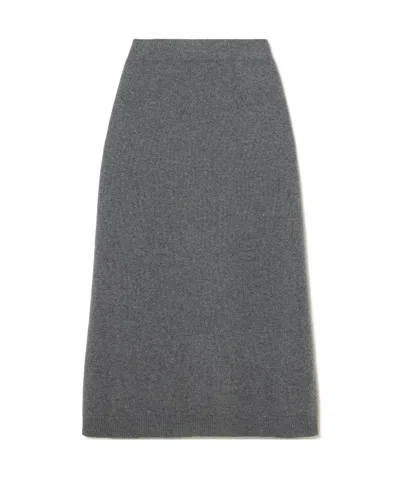 Brunello Cucinelli A-line Mid-length Skirt In Gray