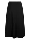 Brunello Cucinelli A-line Midi Skirt In Black