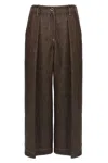 Brunello Cucinelli Cotton Denim Trousers With Back Pockets