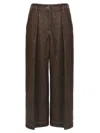 Brunello Cucinelli Cotton Denim Trousers With Back Pockets