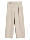 Brunello Cucinelli A-line Pleated Trousers In Neutral