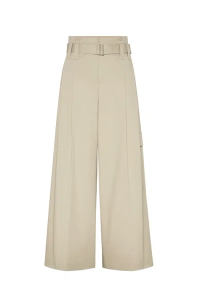 Brunello Cucinelli A-line Trousers In Light Grey