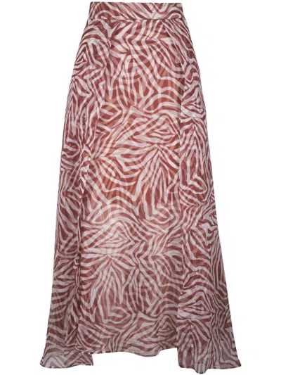 Brunello Cucinelli Paneled Circle Skirts Multicolor