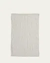 Brunello Cucinelli Abstract Animal-print Linen Scarf In Natural