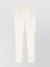 Brunello Cucinelli Acetate And Silk Blend Pants With Elastic Waistband
