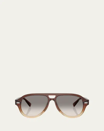 BRUNELLO CUCINELLI ACETATE AVIATOR FRAMES