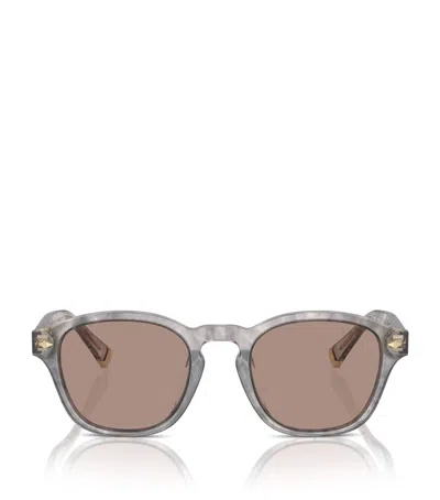 Brunello Cucinelli Unisex Sunglass Bc4006s In Cachemere Grey