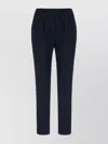 Brunello Cucinelli Acetate Blend Pants With Elastic Waistband In Black