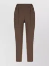 Brunello Cucinelli Acetate Blend Trousers Featuring Seam Detail In Brown