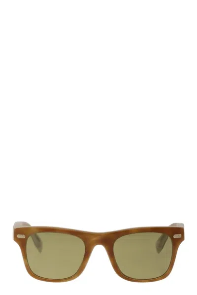 Brunello Cucinelli Acetate Sunglasses With Crystal Lenses In Brown