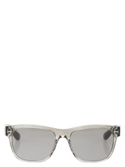 Brunello Cucinelli Acetate Sunglasses With Crystal Lenses In Gray