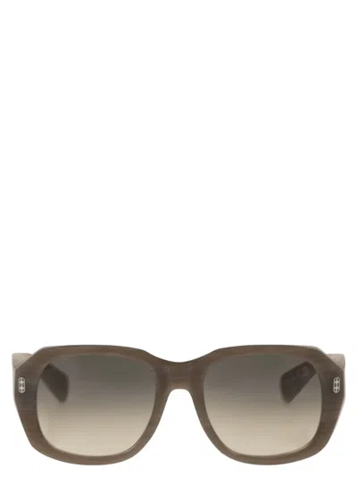Brunello Cucinelli Acetate Sunglasses With Gradient Lenses In Brown