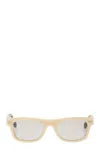 Brunello Cucinelli Acetate Sunglasses With Rectangular Frame In Cream