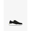 Brunello Cucinelli Anded Knitted Trainers Black Eur 39 /5.5 Uk In Black
