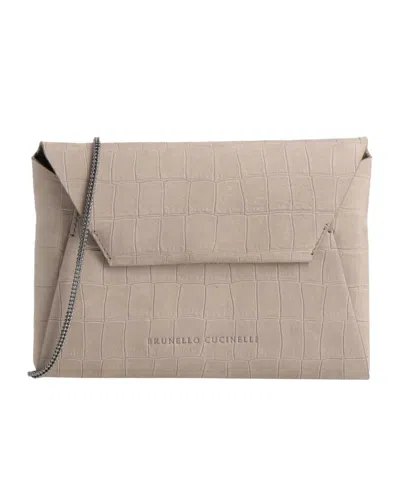 Brunello Cucinelli Across-body Bags In Taupe