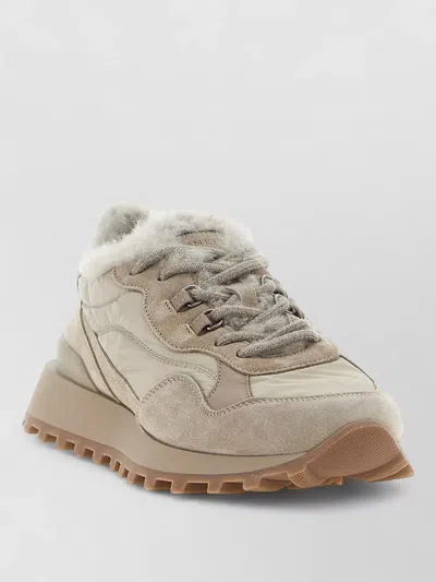 Brunello Cucinelli Active Outdoor Sneakers Sporty Silhouette In Neutral