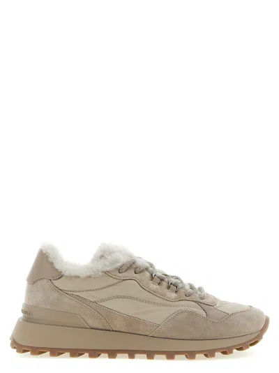 Brunello Cucinelli 'active' Sneakers In Brown