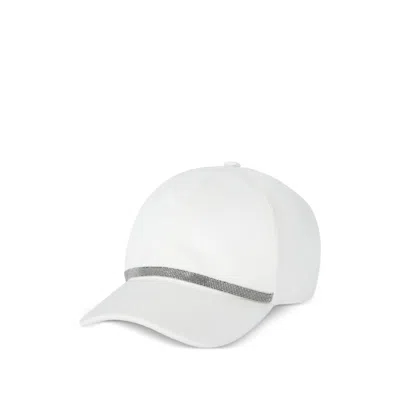 Brunello Cucinelli Adjustable-strap Cap In White