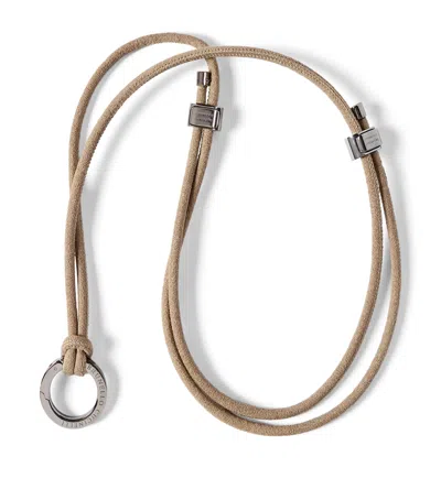 Brunello Cucinelli Alcantara Glasses Cord