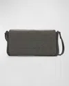 Brunello Cucinelli Allover Monili Convertible Clutch Bag In Rutenio