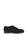 Brunello Cucinelli Almond Toe Lace-up Shoes In Black