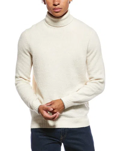 Brunello Cucinelli Alpaca & Wool-blend Turtleneck Sweater In Neutral