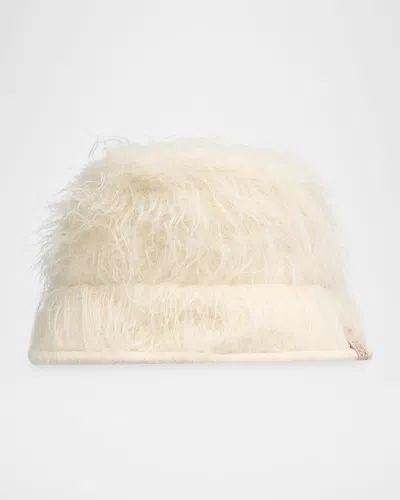 Brunello Cucinelli Alpaca Bucket Hat In Neutral