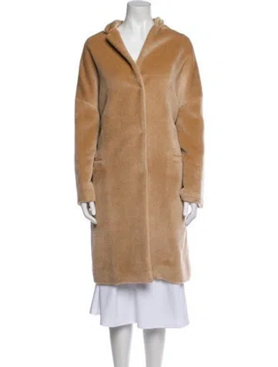 Pre-owned Brunello Cucinelli Alpaca Coat In Neutral