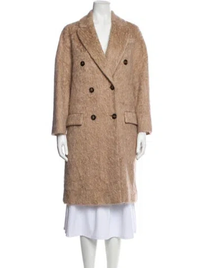 Pre-owned Brunello Cucinelli Alpaca Coat W/ Tags In Neutral