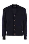 Brunello Cucinelli Cardigan In Navy Blue