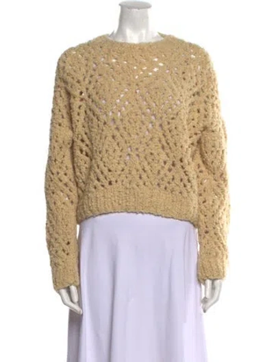 Pre-owned Brunello Cucinelli Alpaca Crew Neck Sweater In Neutral