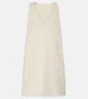 Brunello Cucinelli Alpaca Wool-blend Minidress In Neutral